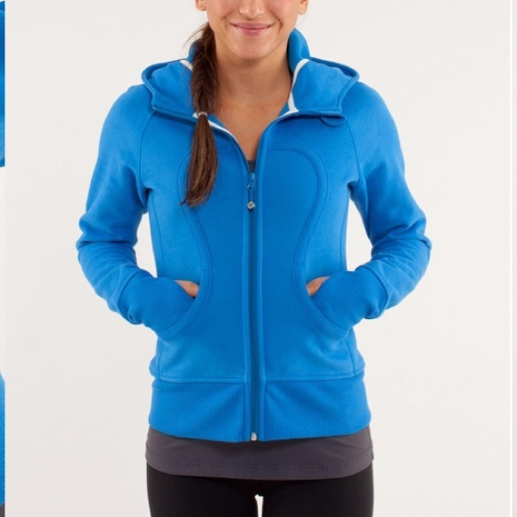 Lululemon Scuba Hoodie Beaming Blue Size 4 - Picture 1 of 12